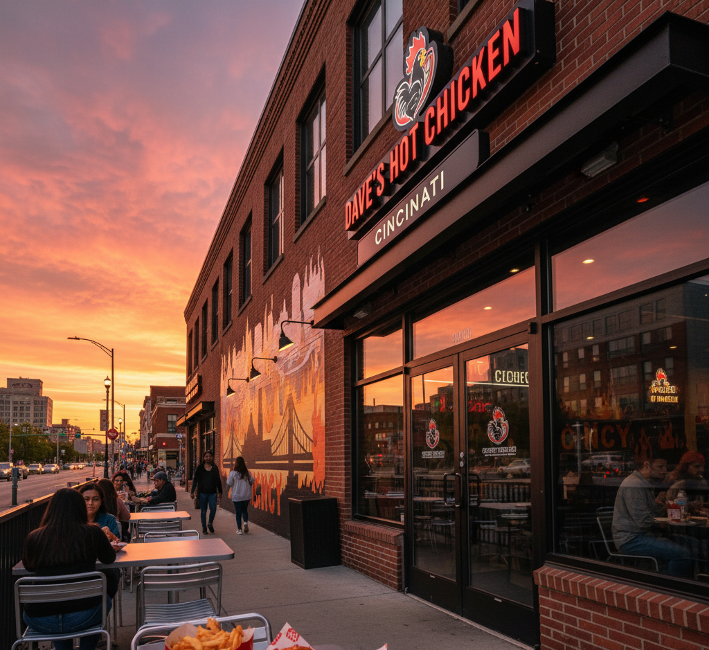 Dave’s Hot Chicken Cincinnati: Oakley Menu & Details